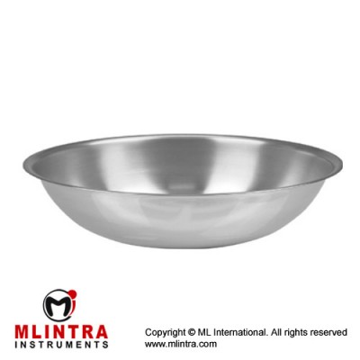 Round Bowl 250 ccm Stainless Steel, Size Ø 110 x 40 mm
